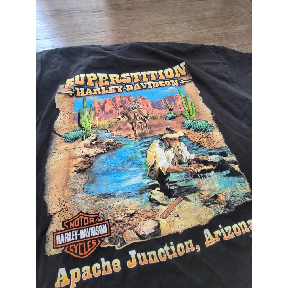 Superstition Harley Davidson Motorcycles Apache Junction Arizona T Shirt Sz XXL